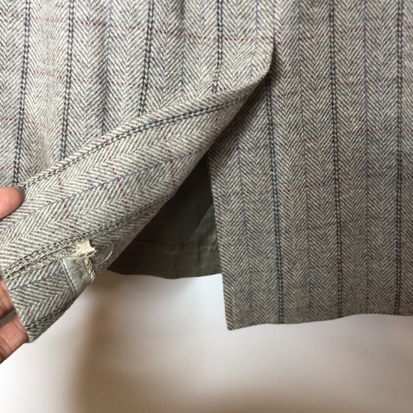 VINTAGE Edgeworth Clothiers Women's Gray Jacket and Skirt Suit 2 piece Dress 10 - Picture 12 of 13